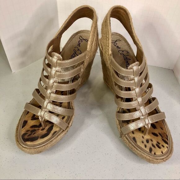 Sam Edelman Lazar Espadrille Wedges - Picture 1 of 16